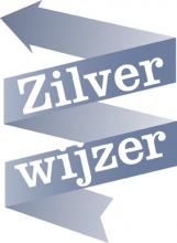 Zilverwijzer logo grijs